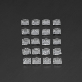 Achetez naturel 5,02ct blanc topaze gems, carré, en provenance brésil chez gemselect. en stock, livraison internationale!