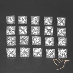 Shop natural 5.20ct Blanc Topaze gems, Carré, from Brésil at GemSelect. In stock, global shipping!