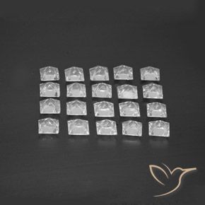 Shop natural 5.20ct Blanc Topaze gems, Carré, from Brésil at GemSelect. In stock, global shipping!