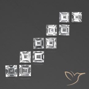 Shop natural 7.83ct Blanc Topaze gems, Carré, from Brésil at GemSelect. In stock, global shipping!