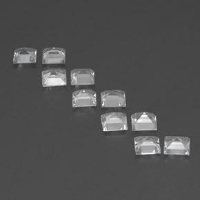 Achetez naturel ct blanc topaze gems, carré, en provenance brésil chez gemselect. en stock, livraison internationale!