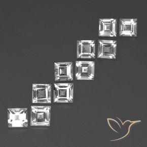Shop natural 8.49ct Blanc Topaze gems, Carré, from Brésil at GemSelect. In stock, global shipping!