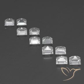 Shop natural 8.49ct Blanc Topaze gems, Carré, from Brésil at GemSelect. In stock, global shipping!