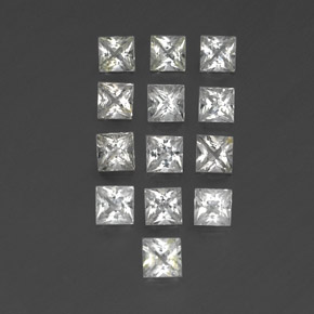 Achetez naturel ct blanc topaze gems, carré, en provenance brésil chez gemselect. en stock, livraison internationale!