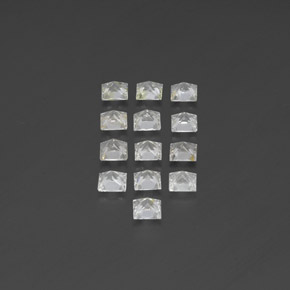 Achetez naturel ct blanc topaze gems, carré, en provenance brésil chez gemselect. en stock, livraison internationale!