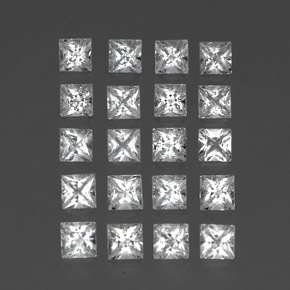 Achetez naturel ct blanc topaze gems, carré, en provenance brésil chez gemselect. en stock, livraison internationale!