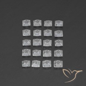 Shop natural 4.81ct Blanc Topaze gems, Carré, from Brésil at GemSelect. In stock, global shipping!