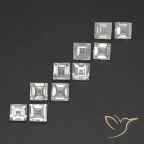 Shop natural 4.58ct Blanc chaud Topaze gems, Carré, from Brésil at GemSelect. In stock, global shipping!