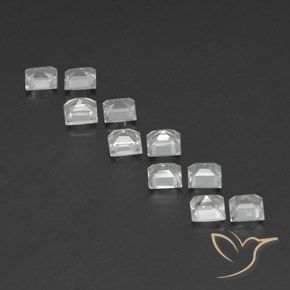 Shop natural 4.17ct Blanc chaud Topaze gems, Carré, from Brésil at GemSelect. In stock, global shipping!