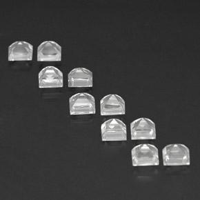 Achetez naturel 5,06ct blanc topaze gems, carré, en provenance brésil chez gemselect. en stock, livraison internationale!