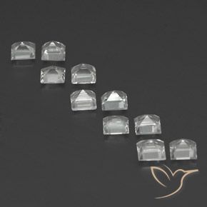 Achetez naturel 4,09ct blanc topaze gems, carré, en provenance brésil chez gemselect. en stock, livraison internationale!