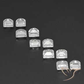 Achetez naturel 5.27ct Blanc clair Topaze gems, Carré, En provenance Brésil chez GemSelect. En stock, livraison internationale!