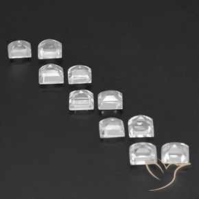 Shop natural 4.78ct Blanc clair Topaze gems, Carré, from Brésil at GemSelect. In stock, global shipping!
