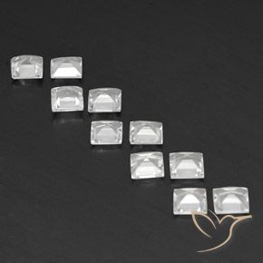 Shop natural 3.87ct Blanc Topaze gems, Carré, from Brésil at GemSelect. In stock, global shipping!