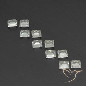 Shop natural 3.88ct Blanc chaud Topaze gems, Carré, from Brésil at GemSelect. In stock, global shipping!