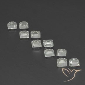 Shop natural 4.51ct Blanc chaud Topaze gems, Carré, from Brésil at GemSelect. In stock, global shipping!