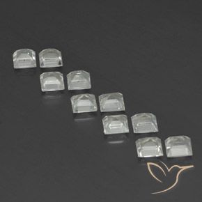 Shop natural 4.80ct Blanc chaud Topaze gems, Carré, from Brésil at GemSelect. In stock, global shipping!
