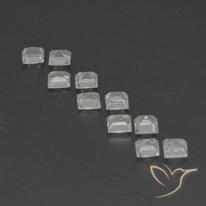 Shop natural 3.86ct Blanc chaud Topaze gems, Carré, from Brésil at GemSelect. In stock, global shipping!