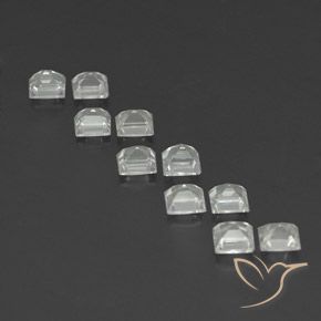 Shop natural 3.91ct Blanc chaud Topaze gems, Carré, from Brésil at GemSelect. In stock, global shipping!