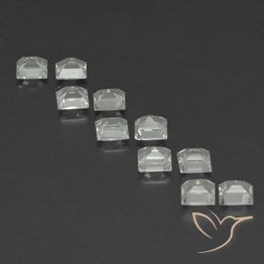 Shop natural 3.86ct Blanc chaud Topaze gems, Carré, from Brésil at GemSelect. In stock, global shipping!