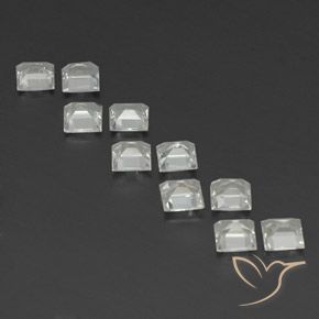 Shop natural 3.96ct Blanc chaud Topaze gems, Carré, from Brésil at GemSelect. In stock, global shipping!