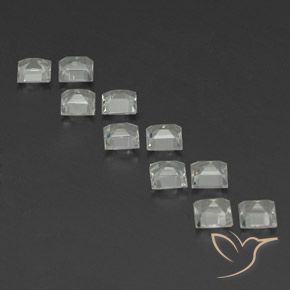 Shop natural 3.86ct Blanc chaud Topaze gems, Carré, from Brésil at GemSelect. In stock, global shipping!