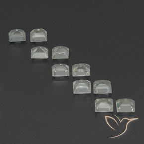 Shop natural 4.04ct Blanc chaud Topaze gems, Carré, from Brésil at GemSelect. In stock, global shipping!