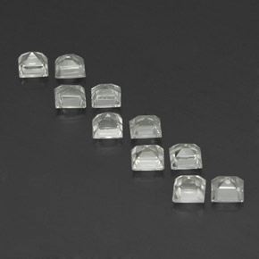 Achetez naturel ct blanc topaze gems, carré, en provenance brésil chez gemselect. en stock, livraison internationale!