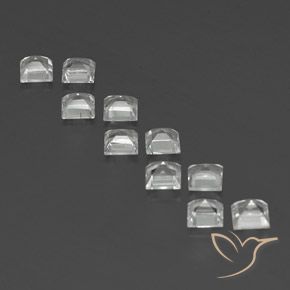 Shop natural 3.99ct Blanc chaud Topaze gems, Carré, from Brésil at GemSelect. In stock, global shipping!