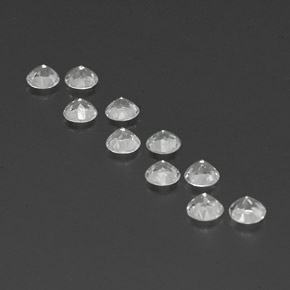 Achetez naturel ct blanc topaze gems, coupe roude, en provenance brésil chez gemselect. en stock, livraison internationale!