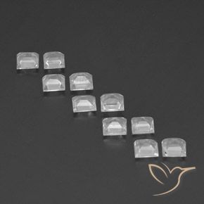 Shop natural 3.47ct Blanc Topaze gems, Carré, from Brésil at GemSelect. In stock, global shipping!