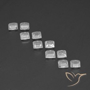 Shop natural 3.35ct Blanc Topaze gems, Carré, from Brésil at GemSelect. In stock, global shipping!