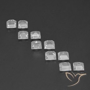 Shop natural 4.20ct Blanc Topaze gems, Carré, from Brésil at GemSelect. In stock, global shipping!