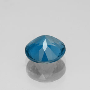 Topaze bleue naturelle coupe roude, 2,24 ct, VVS-VS