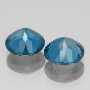 Achetez naturel ct bleue topaze gems, coupe roude, en provenance brésil chez gemselect. en stock, livraison internationale!