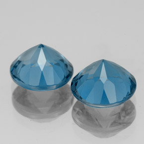 Achetez naturel ct bleue topaze gems, coupe roude, en provenance brésil chez gemselect. en stock, livraison internationale!