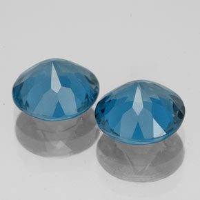 Achetez naturel ct bleue topaze gems, coupe roude, en provenance brésil chez gemselect. en stock, livraison internationale!