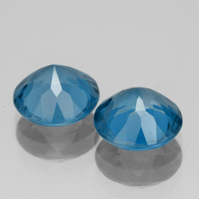 Achetez naturel ct bleue topaze gems, coupe roude, en provenance brésil chez gemselect. en stock, livraison internationale!