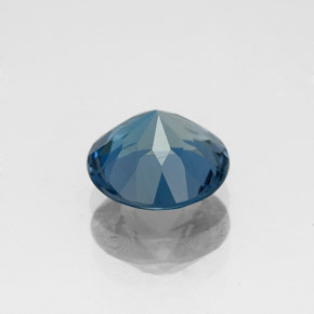 Topaze bleue naturelle coupe roude, 2,13 ct, VS