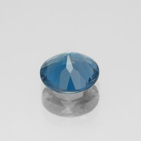 Topaze bleue naturelle coupe roude, 1,75 ct, SI