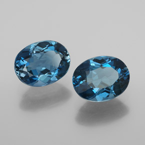 Achetez naturel ct bleue topaze gems, coupe ovale, en provenance brésil chez gemselect. en stock, livraison internationale!