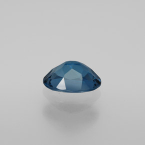 Topaze bleue naturelle coupe ovale, 1,88 ct, VS