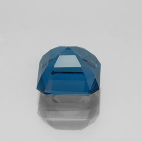 Topaze bleue naturelle taille émeraude, 3,34 ct, SI