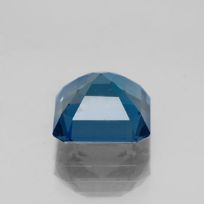 Topaze bleue naturelle taille émeraude, 3,03 ct, VVS