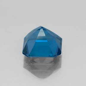 Topaze bleue naturelle taille émeraude, 2,85 ct, VS-SI