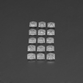 Achetez naturel 3.72ct Blanc Topaze gems, Carré, En provenance Brésil chez GemSelect. En stock, livraison internationale!