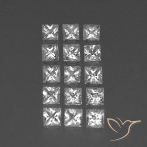 Shop natural 3.79ct Blanc Topaze gems, Carré, from Brésil at GemSelect. In stock, global shipping!