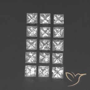 Shop natural 3.82ct Blanc Topaze gems, Carré, from Brésil at GemSelect. In stock, global shipping!