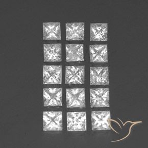 Shop natural 3.79ct Blanc Topaze gems, Carré, from Brésil at GemSelect. In stock, global shipping!