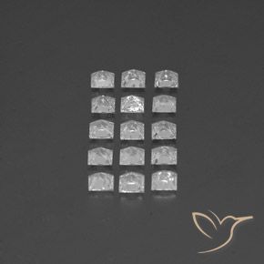 Shop natural 3.79ct Blanc Topaze gems, Carré, from Brésil at GemSelect. In stock, global shipping!